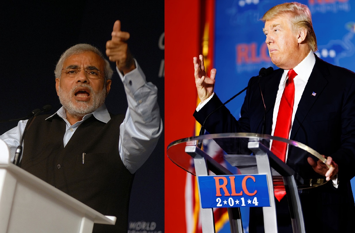 Modi and Trump - voting strongmen, voting hate